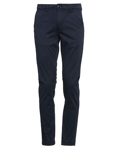 LIU •JO MAN Casual pants Midnight blue 98% Cotton, 2% Elastane