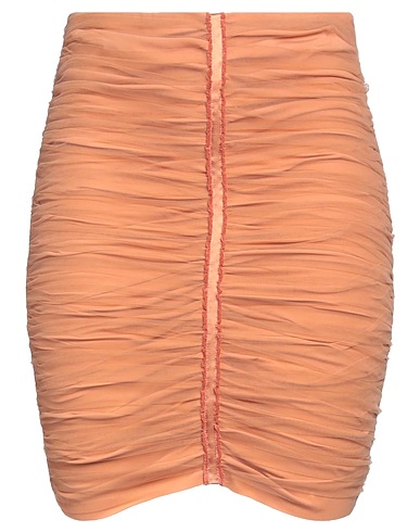 ELISABETTA FRANCHI Mini skirt Camel 100% Polyamide