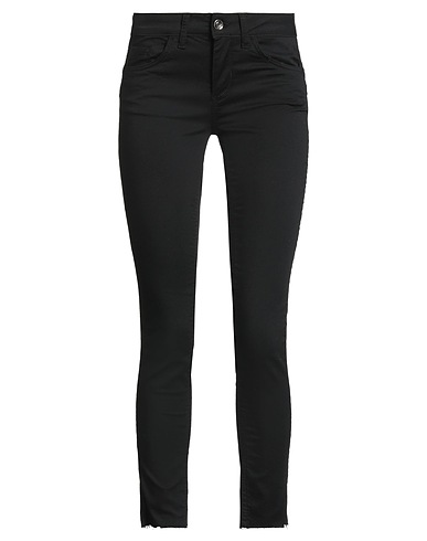 LIU •JO Casual trouser NERO 67% Cotton, 29% Polyester, 4% Elastane