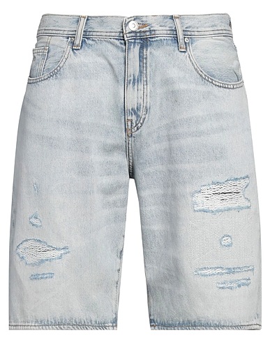 ARMANI EXCHANGE Denim shorts Blue 100% Cotton