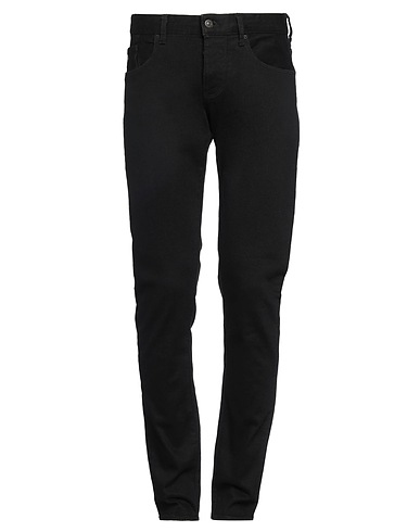 ARMANI EXCHANGE Denim trousers Black 99% Cotton, 1% Elastane