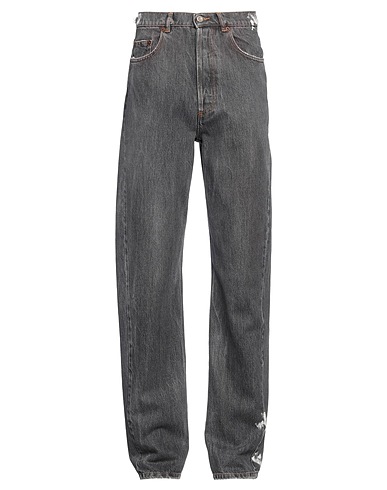 MAGLIANO Denim trousers Grey 100% Cotton