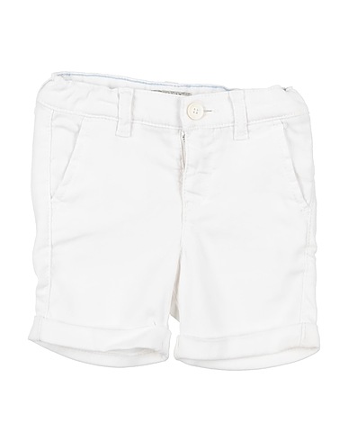 EMPORIO ARMANI Shorts & Bermuda White 74% Cotton, 25% Linen, 1% Elastane