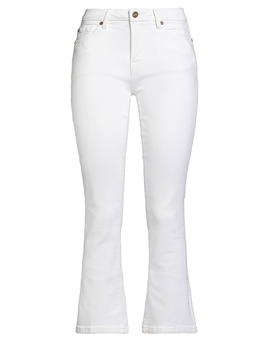 SILVIAN HEACH Bootcut Jeans White 99% Cotton, 1% Elastane