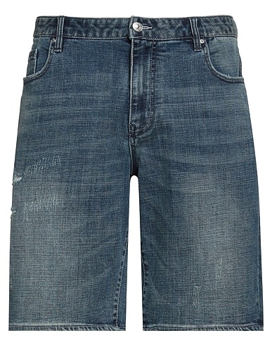 ARMANI EXCHANGE Denim shorts Blue 68% Cotton, 30% Polyester, 2% Elastane