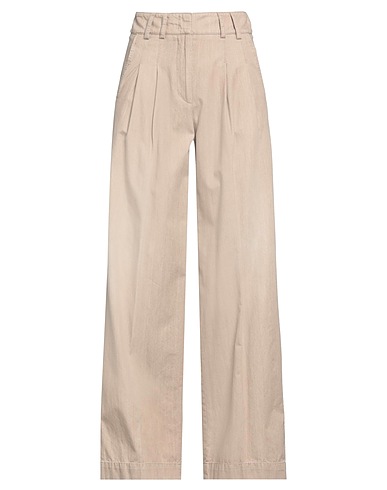 PESERICO Casual pants EASY Beige 100% Cotton