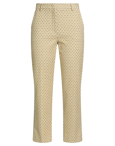 WEEKEND MAX MARA Pantalone Giallo 57% Poliestere, 40% Cotone, 3% Elastan