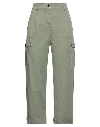 MYTHS Pantalone Verde militare 69% Cotone organico, 29% Lino, 2% Elastan