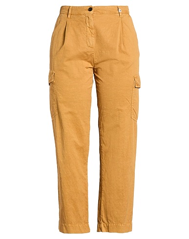 MYTHS Casual pants Camel 69% Organic cotton, 29% Linen, 2% Elastane