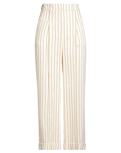 PESERICO Hosen EASY Beige 58% Viskose, 33% Acetat, 9% Leinen