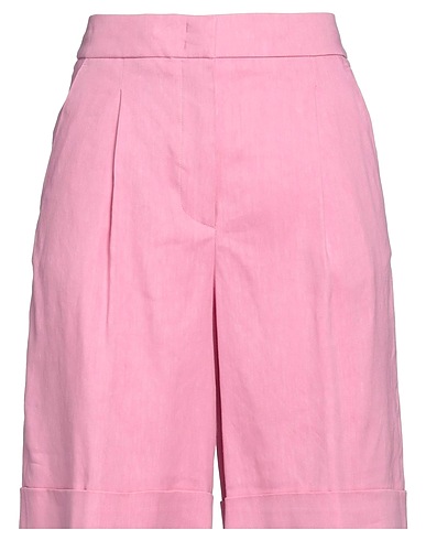 PESERICO Shorts & Bermuda Fucsia 61% Lino, 36% Viscosa, 3% Elastan