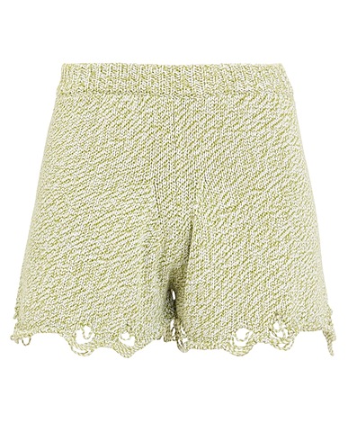 SOLOTRE Shorts & Bermuda Green 100% Cotton