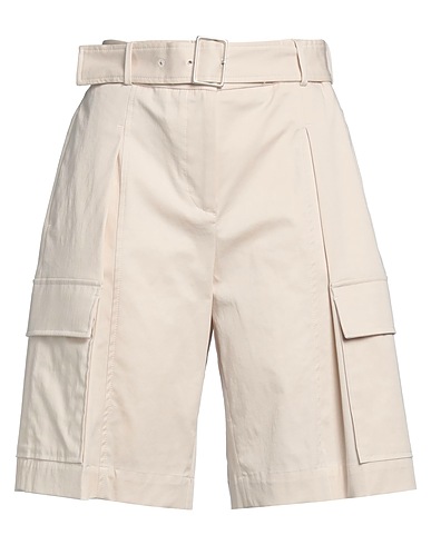 PESERICO Shorts & Bermuda Cream 97% Cotton, 3% Elastane
