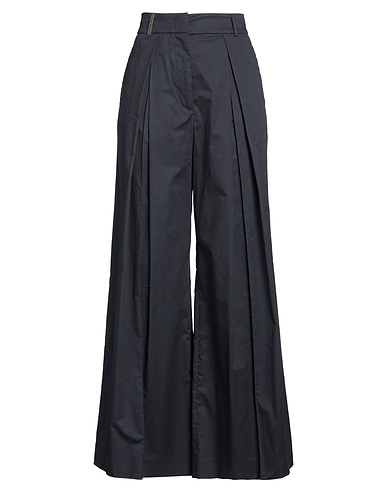 PESERICO Casual trouser Midnight blue 97% Cotton, 3% Elastane