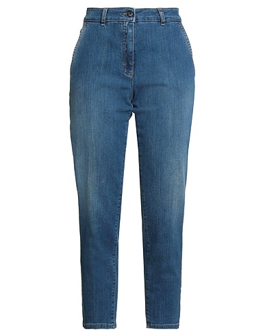 PESERICO Denim trousers EASY Blue 87% Cotton, 11% Polyester, 2% Elastane