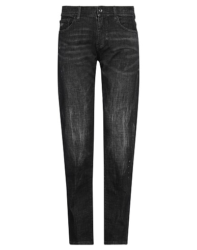 ARMANI EXCHANGE Denim trousers Black 99% Cotton, 1% Elastane
