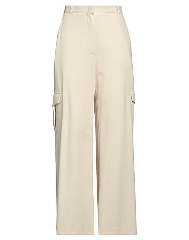 HARRIS WHARF LONDON Casual trouser Ivory 56% Viscose, 36% Polyamide, 8% Elastane