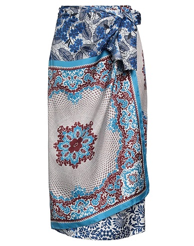 WEEKEND MAX MARA Midi skirt Blue 100% Silk
