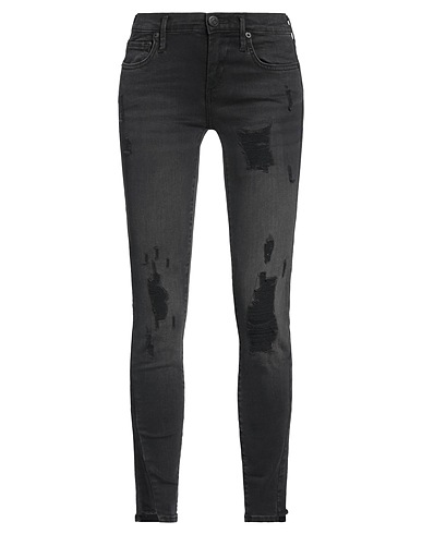 TRUE RELIGION Denim trousers Black 89% Cotton, 8% Polyester, 3% Elastane