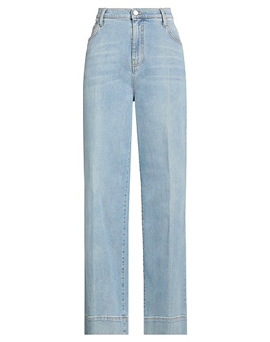 EMMA & GAIA Denim pants Blue 99% Cotton, 1% Elastane