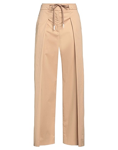 PESERICO Casual trouser Beige 97% Cotton, 3% Elastane