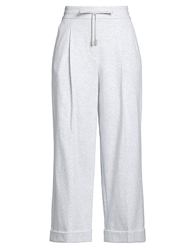 PESERICO Casual trouser Light grey 100% Cotton