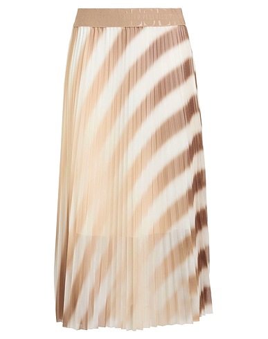 PESERICO Midi skirt Beige 100% Polyester