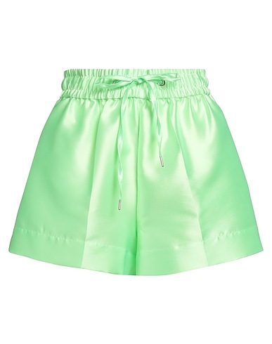 SANDRO Shorts & Bermuda Lime green 85% Polyester, 15% Silk