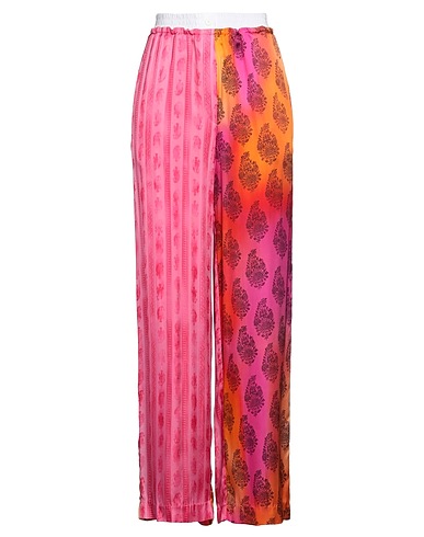 SANDRO Casual pants Fuchsia 100% Viscose, Cotton