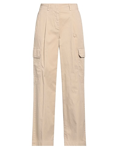PESERICO Casual trouser EASY Beige 97% Cotton, 3% Elastane