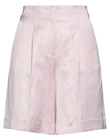 PESERICO BOTTOMWEAR Light pink 57% Viscose, 32% Linen, 11% Cotton