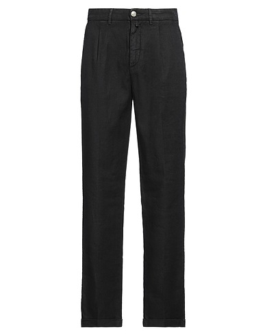 JACOB COHЁN Casual pants Black 57% Linen, 41% Cotton, 2% Elastane