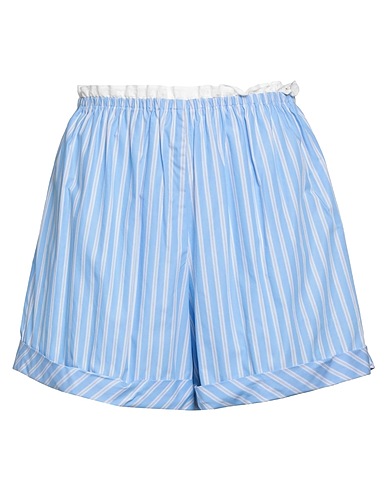 SANDRO Shorts & Bermuda Azure 100% Cotton, Polyester, Elastane