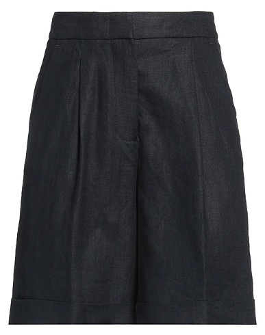 PESERICO Shorts & Bermuda Midnight blue 100% Linen