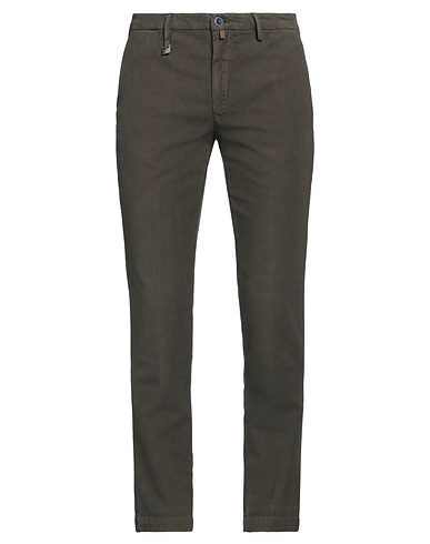 BARBATI Pantalone Verde militare 98% Cotone, 2% Elastan