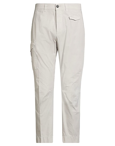 DONDUP Casual trouser Light grey 100% Cotton