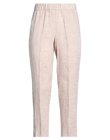 PESERICO Casual trouser BEIGE 100% Linen
