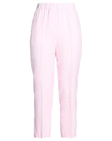PESERICO Casual trouser ROSA CHIARO 100% Linen