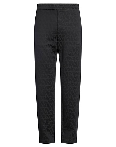VALENTINO GARAVANI Casual pants Black 56% Polyamide, 44% Cotton