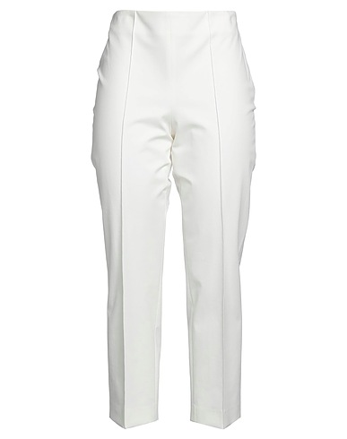 PESERICO Casual pants White 94% Cotton, 6% Elastane