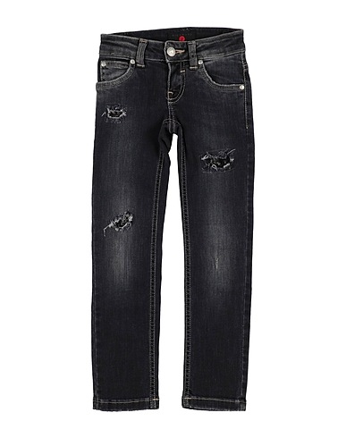 RICHMOND Denim trousers Black 98% Cotton, 2% Elastane