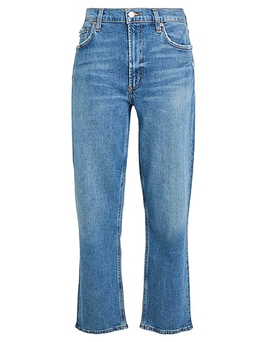AGOLDE Denim pants Blue 66% Lyocell, 32% Organic cotton, 2% Recycled elastane