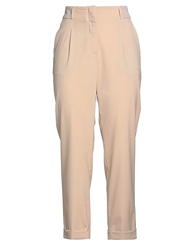 PESERICO Casual pants EASY Beige 69% Polyester, 29% Viscose, 2% Elastane, Cotton