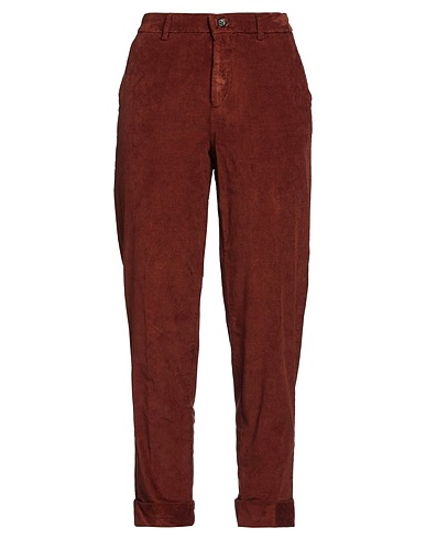 BERWICH Casual trouser Chocolate brown 50% Viscose, 48% Cotton, 2% Elastane