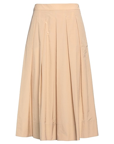 PESERICO Midi skirt Sand 52% Cotton, 48% Polyester