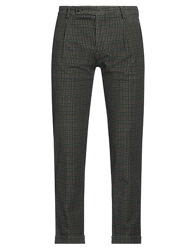 BERWICH Casual trouser Military green 98% Cotton, 2% Elastane