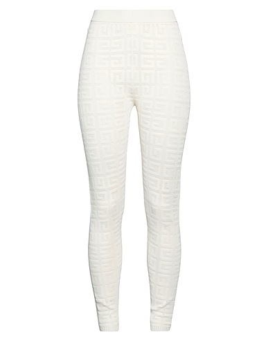 GIVENCHY Leggings Ivory 70% Viscose, 23% Polyester, 6% Polyamide, 1% Elastane