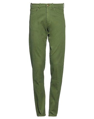 BERWICH Pantalone Verde 98% Cotone, 2% Elastan