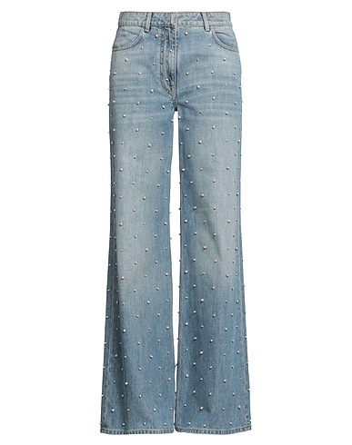 GIVENCHY Denim trousers Blue 100% Cotton, Metal, Glass, Brass, Polyester