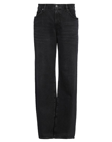 AGOLDE Denim trousers Black 100% Organic cotton
